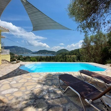 Villa Sunrise With Stunning Views And Private Pool Katokhorion  Ngoại thất bức ảnh